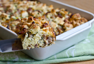 Savory Bread Pudding, A NEW Holiday Tradition!