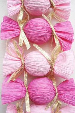 Crepe Paper Candy Wraps