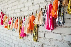 Mylar Tassel Garland