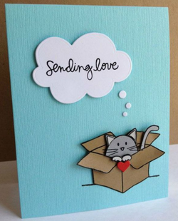 sending love card